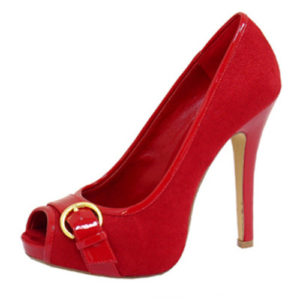Material: Man Made Suede Heel height 5 inches platform: 3/4 inches True to size Stylish women sexy pumps approx Retail price: $69.99 Product Code: bowie Like this shoes? Please... 